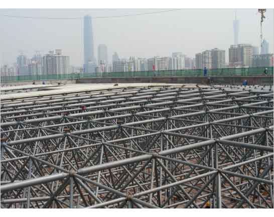 聊城新建铁路干线广州调度网架工程